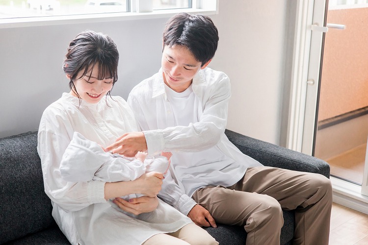 子宝に恵まれる夫婦