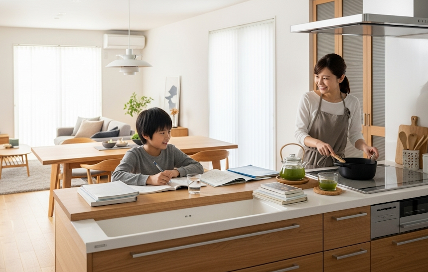 一条工務店のキッズカウンターで後悔しない!価格や設計のコツ